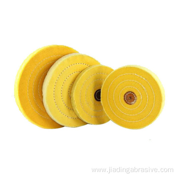 5inch white cotton sisal polishing cloth buffing wheel